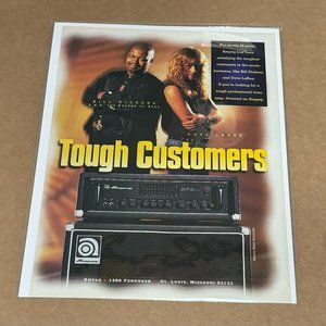 AMPEG AMPS - Bill Dickens & Dave LaRue - 1996 Print Advertisement